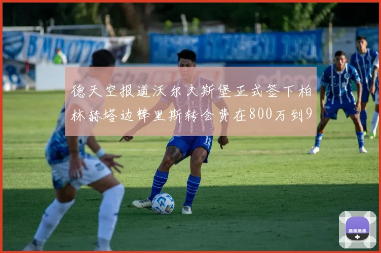 德天空报道沃尔夫斯堡正式签下柏林赫塔边锋里斯转会费在800万到900万欧之间